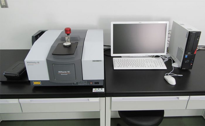<p>Fourier transform infrared spectrophotometer (FT-IR)</p>
